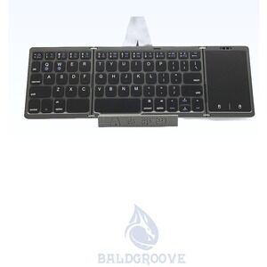 Foldable Wireless Bluetooth Keyboard with Touchpad
